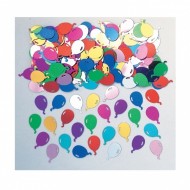 Balloon Swirls Birthday Table Confetti